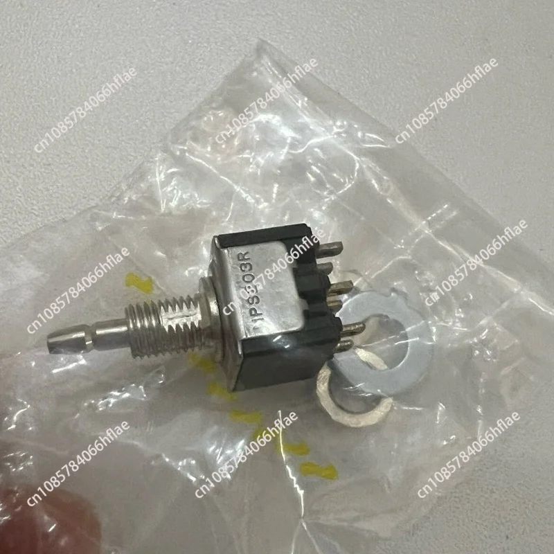 MPS203R DPDT Momentary Pushbutton Switch Panel‑Mount Solder Terminal 3A 125VAC