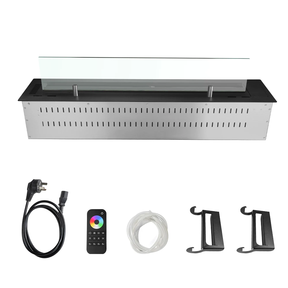 48 Inch Fake LED Flame Water Vapor Artificial Fire Mist 3d Flame Auto Electric Fireplace With 3d Steam