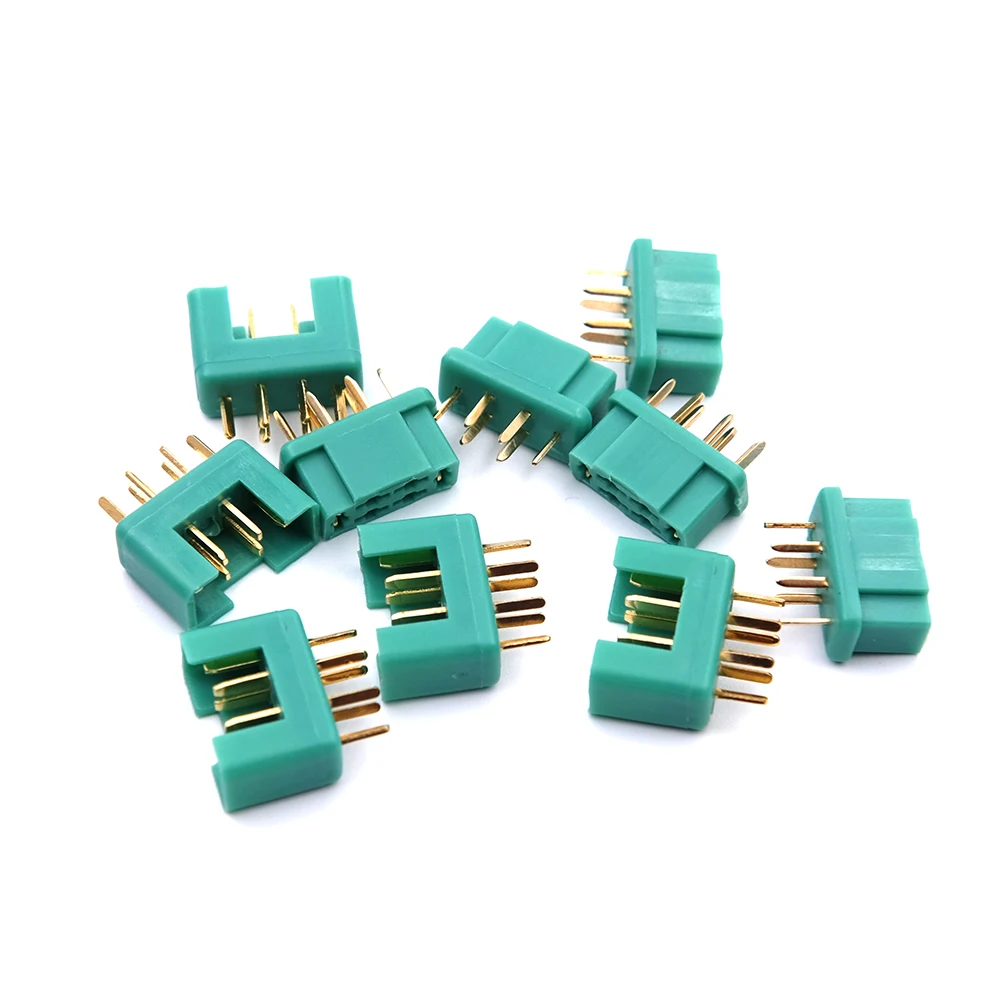 Amass-conector de enchufe macho y hembra MPX6 MPX de 6 pines, chapado en oro, 30A, para planeador RC, avión, Dron, juguetes, piezas de herramientas