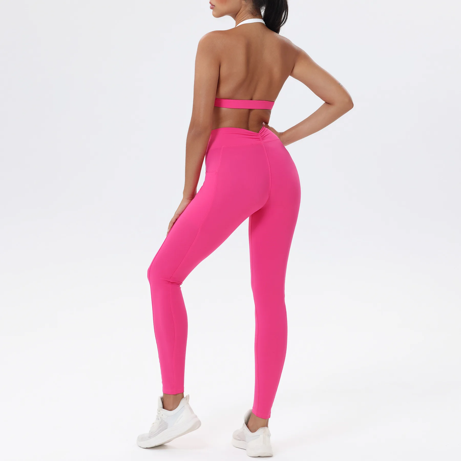 2026 New Model Yoga Suit Sport Set Long Sleeve Sports Shirt Yoga Clothing Women Quick-Drying Gym Women Tracksuit Running Workout