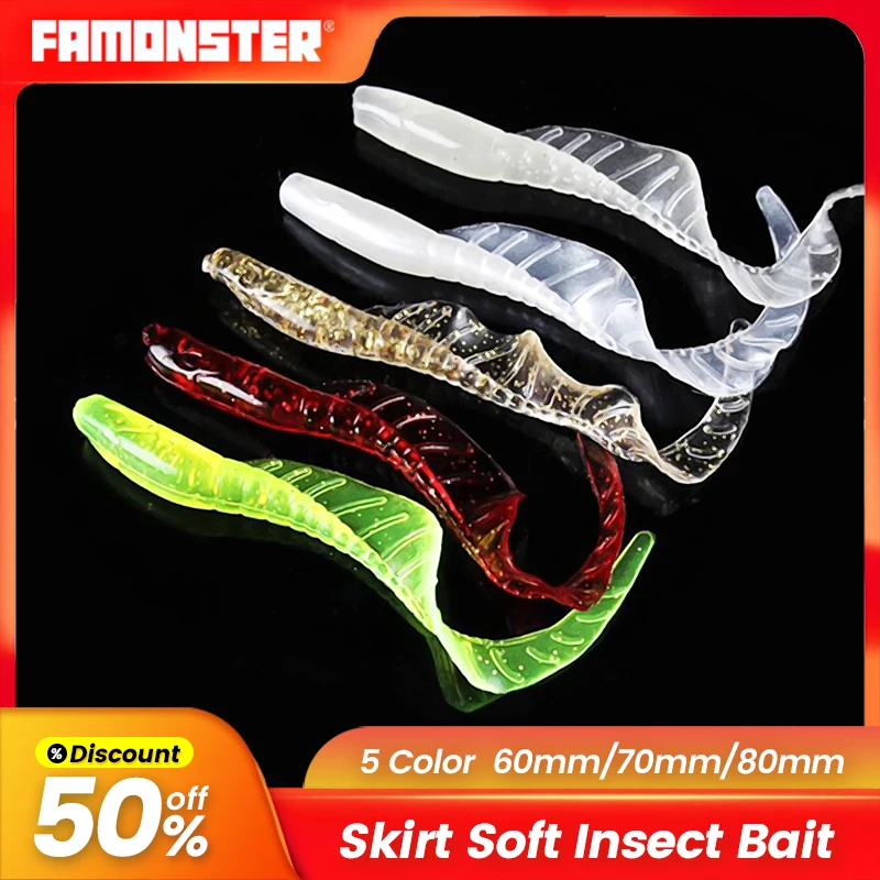 

FAMONSTER Fishing Lure Soft Baits Silicone Shad Shiner Swimbait Jigging Worm Artificial Pesca Bass Carp Pike Lead Hook Winter