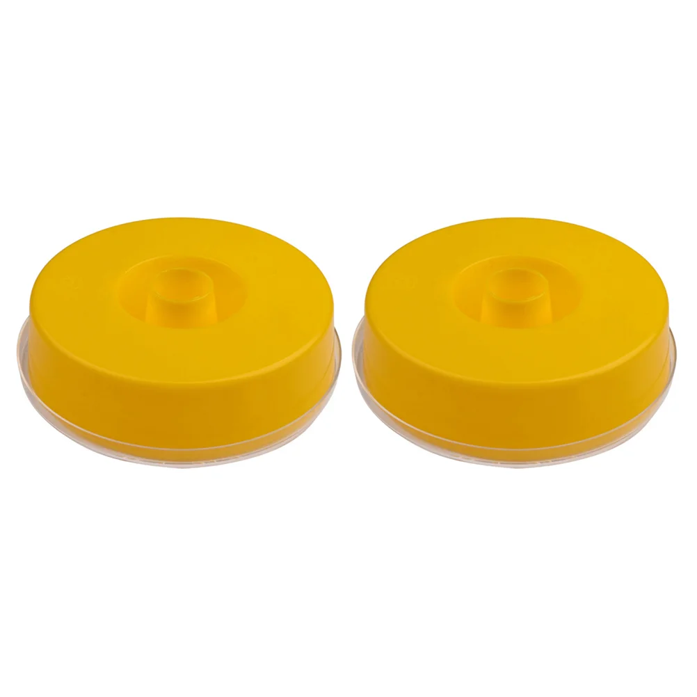 

2Pcs Round Plastic Bee Feeder Premium Beekeeping Feeding Bowl Water Dish Hive Supplies Tool Easy Install Clean