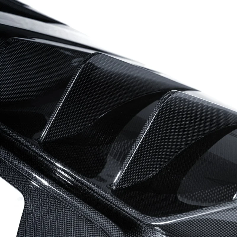 High Quality PK Style Dry Carbon Fiber Rear Lip Rear Diffuser Small Surround Body Kit 296 GTB Upgrade Parts