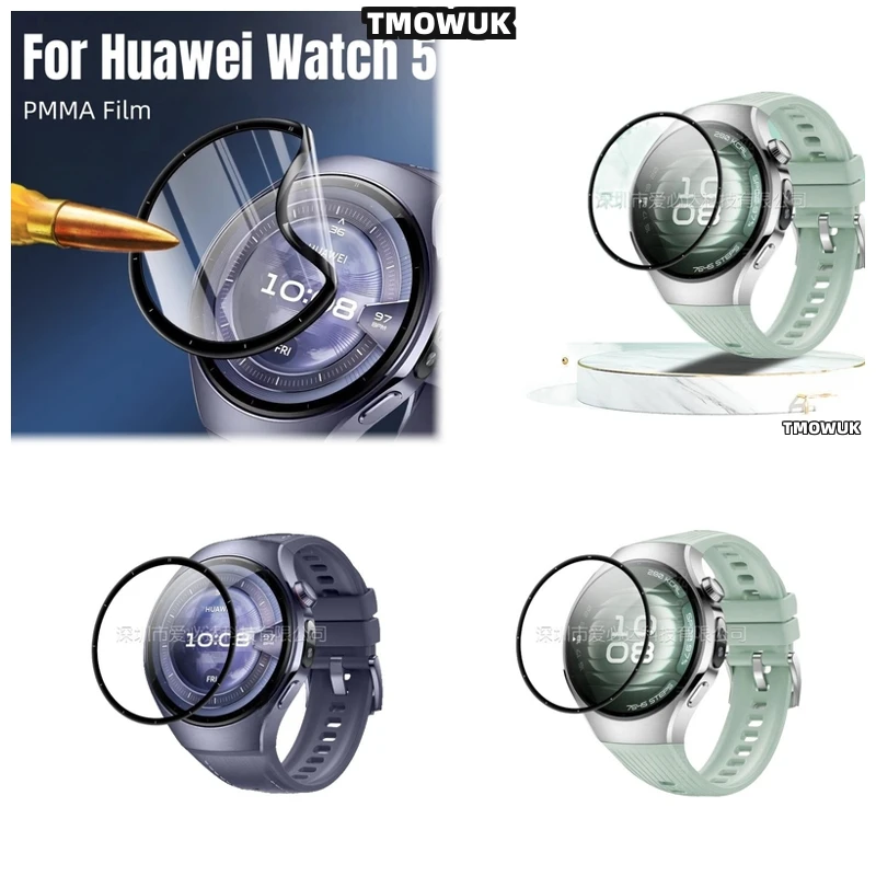 

For Huawei Watch 5 46mm Watch5 42mm Soft Non-Glass Screen Protector Anti-scratch HD Curved Film