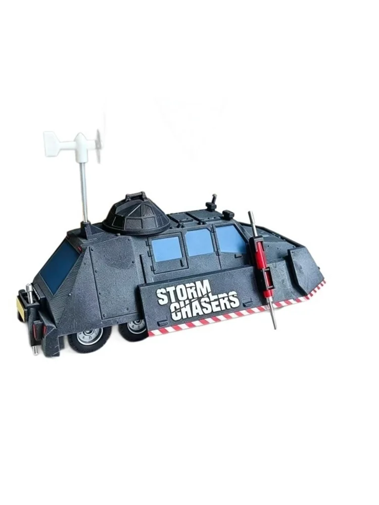Storm Chasers Tiv2 Tornado-Intercept-Fahrzeugmodell mit beweglichen Rädern, farbige Lackierung, Sammlerfigur, Desktop-Dekoration