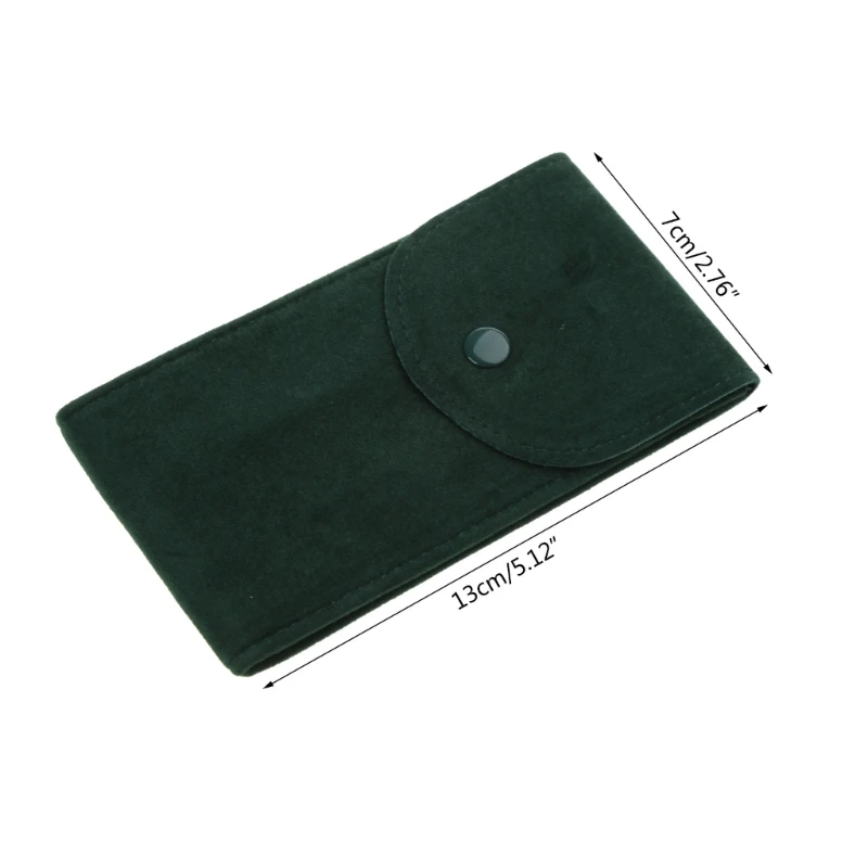 Double Sided Soft Watch Travel Cases Portable Watch Storage Bag ​and for Watches and Jewelry HXBA image 6