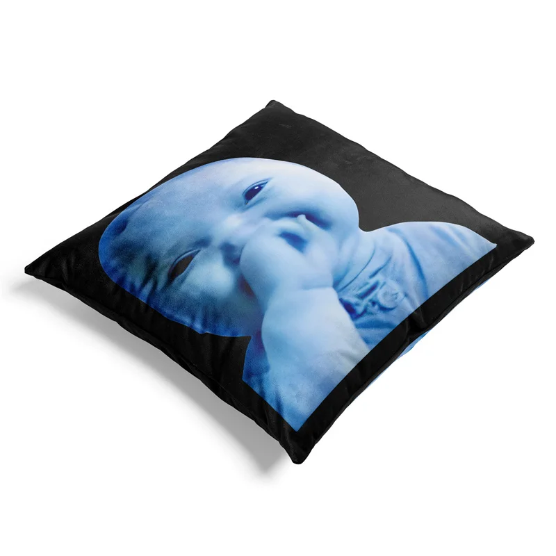 Aertemisi 18'' x 18'' Funny AI Baby Laughing Meme Graphic Gen Z Square Throw Pillow Cushion Covers Cases Pillowcases 45cm x 45cm