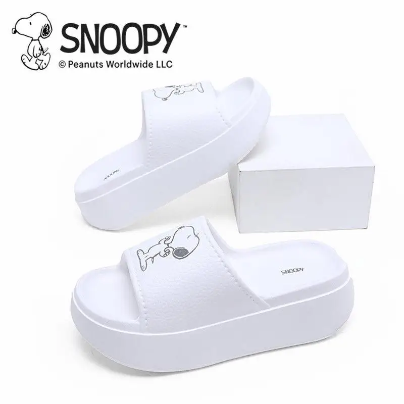 Snoopy Slippers 2024 Summer New Thick Sole Home Bathroom Bathroom Shower Anti Slip and Anti Odor Slippers Couple Slippers