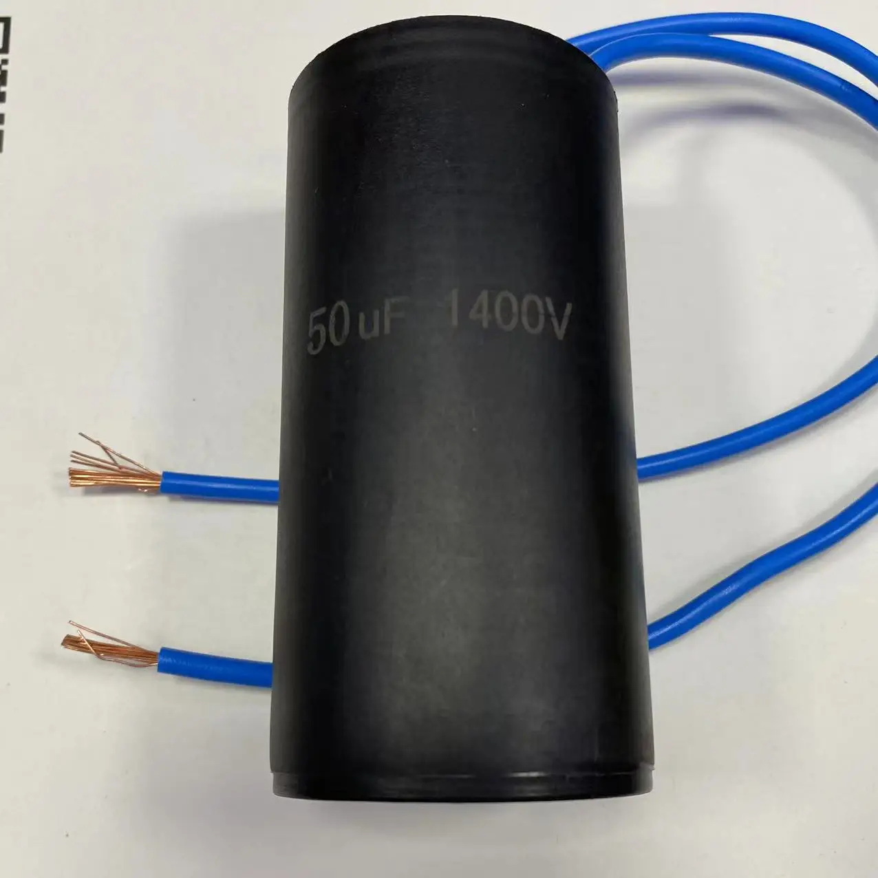 50 UF 1400 VDC laser equipment capacitor in cylindrical shape