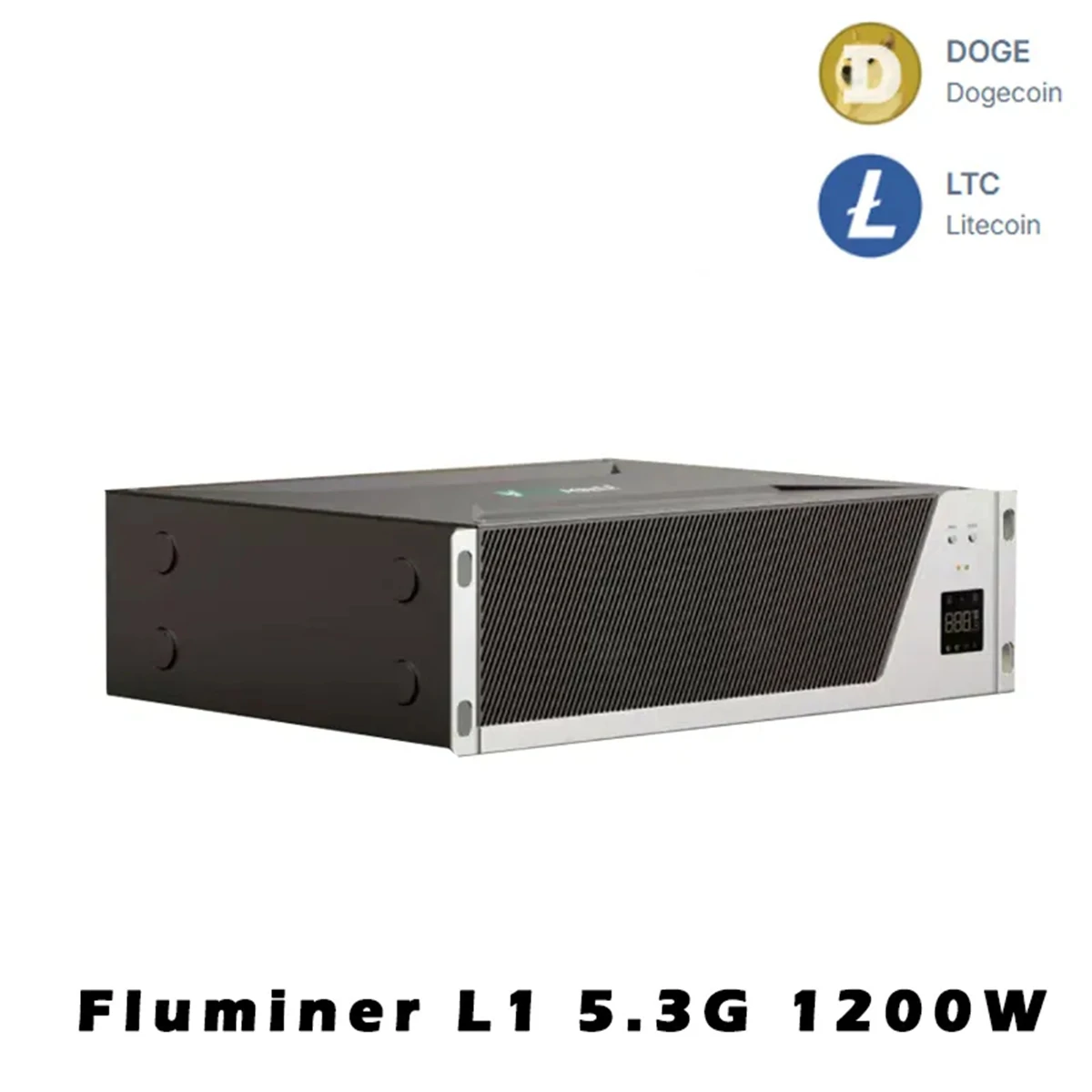 Fluminer l1 doge mineiro 5.3gh/s 1200w dogecoin mineiro litecoin baixo ruído 110-240v doge bel ltc mineiro bom para casa doge mineração ltc