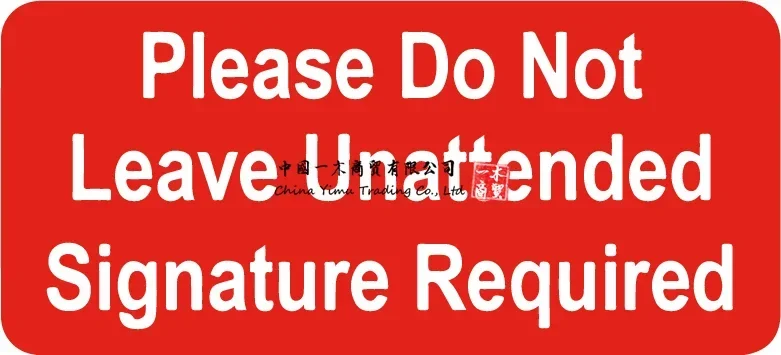 please do not leave unattended FRAGILE Please Handle With Care Small Packing Sticky Labels Stickers packing box vinyl