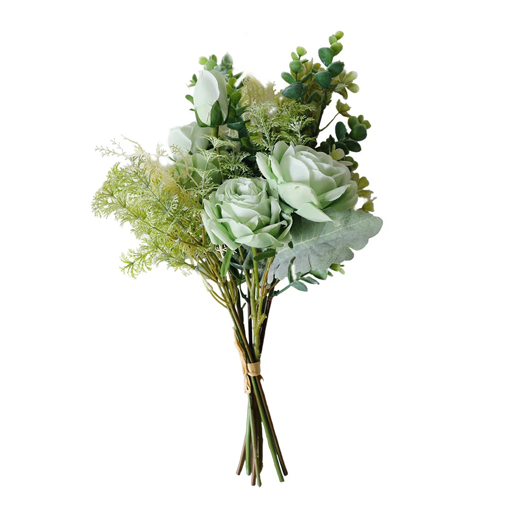 

Artificial Bouquet Home Party Decoration Supply Beautiful Fabric Flower Ornament