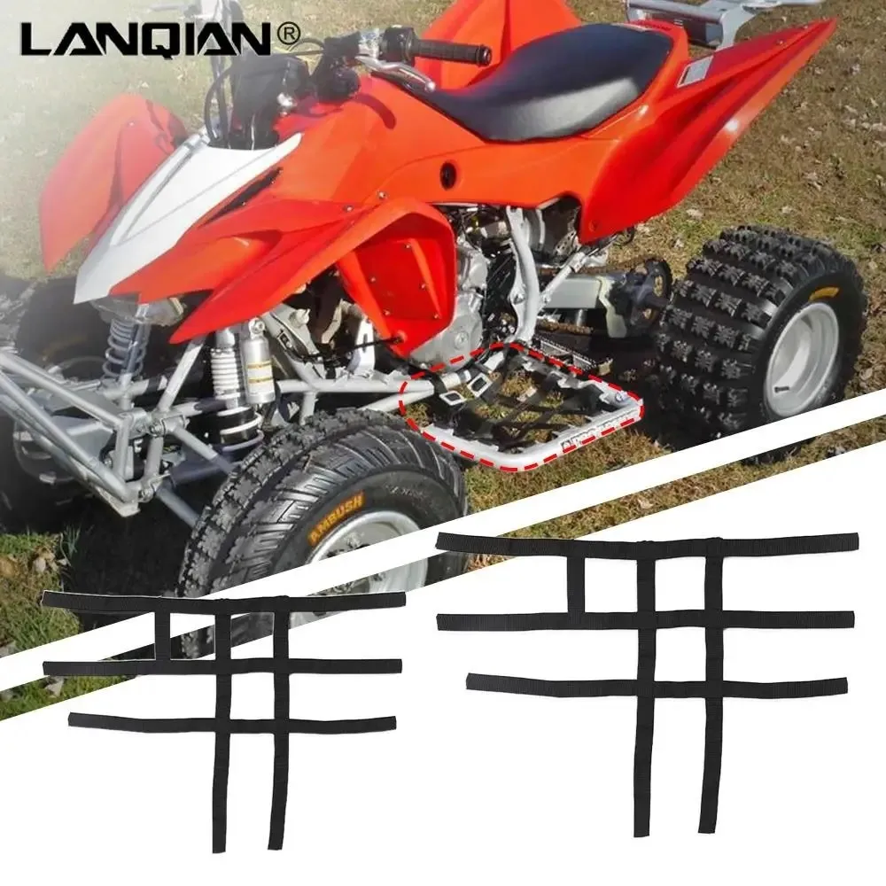 

For Honda TRX450ER 2004-2009 TRX450R 2003-2006 TRX 450R/450ER Moto Nerf Bar Nets Waterproof Nylon ATV Toolkit For Arctic Cat