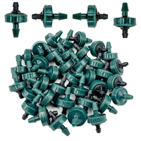 20-50pcs Greenhouse 8L/H Adjustable Dropper Flow Pressure Compensating Dripper 2L/H 4L/H Emitter Drip Irrigation System Garden