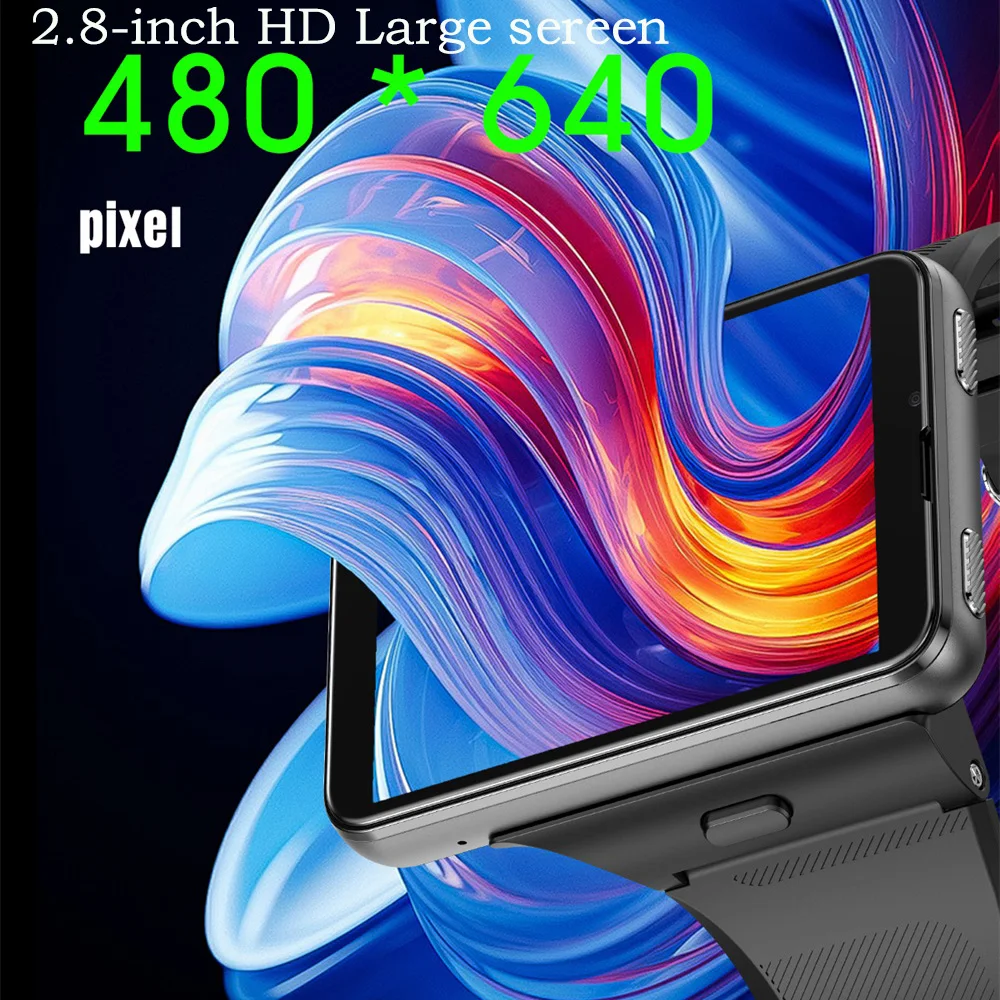 جديد 4G ساعة ذكية أندرويد 11 Smartwatch ساعة نسائية 2.88 "شاشة 2MP/8MP كاميرا مزدوجة 4GB RAM 64GB ROM 2300MAh GPS WIFI Compass #4