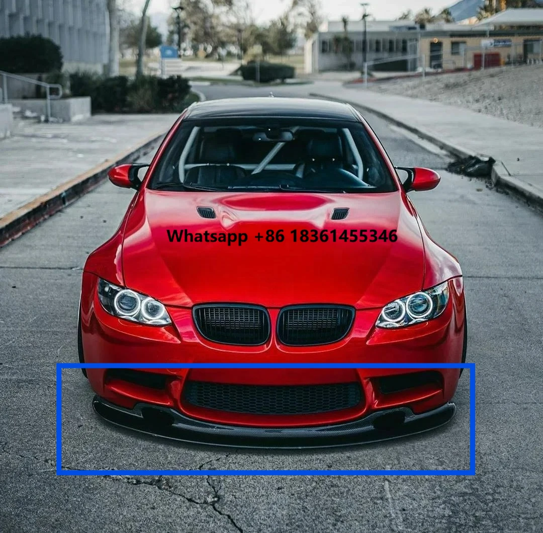

FOR E92 E93 M3 Front Lip Spoiler Front Bumper Spoiler Lip Separator Carbon Fiber 2008-2013