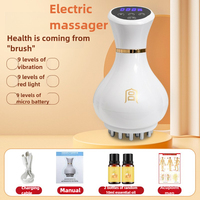 Electric Massager For Muscles 9 Modes Vibrating Massager Handheld Massage Tool Cordless Electric Back Massagers Full Body