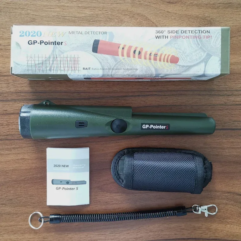 Metal detector portatile professionale impermeabile per puntatore metallico per monete d'oro