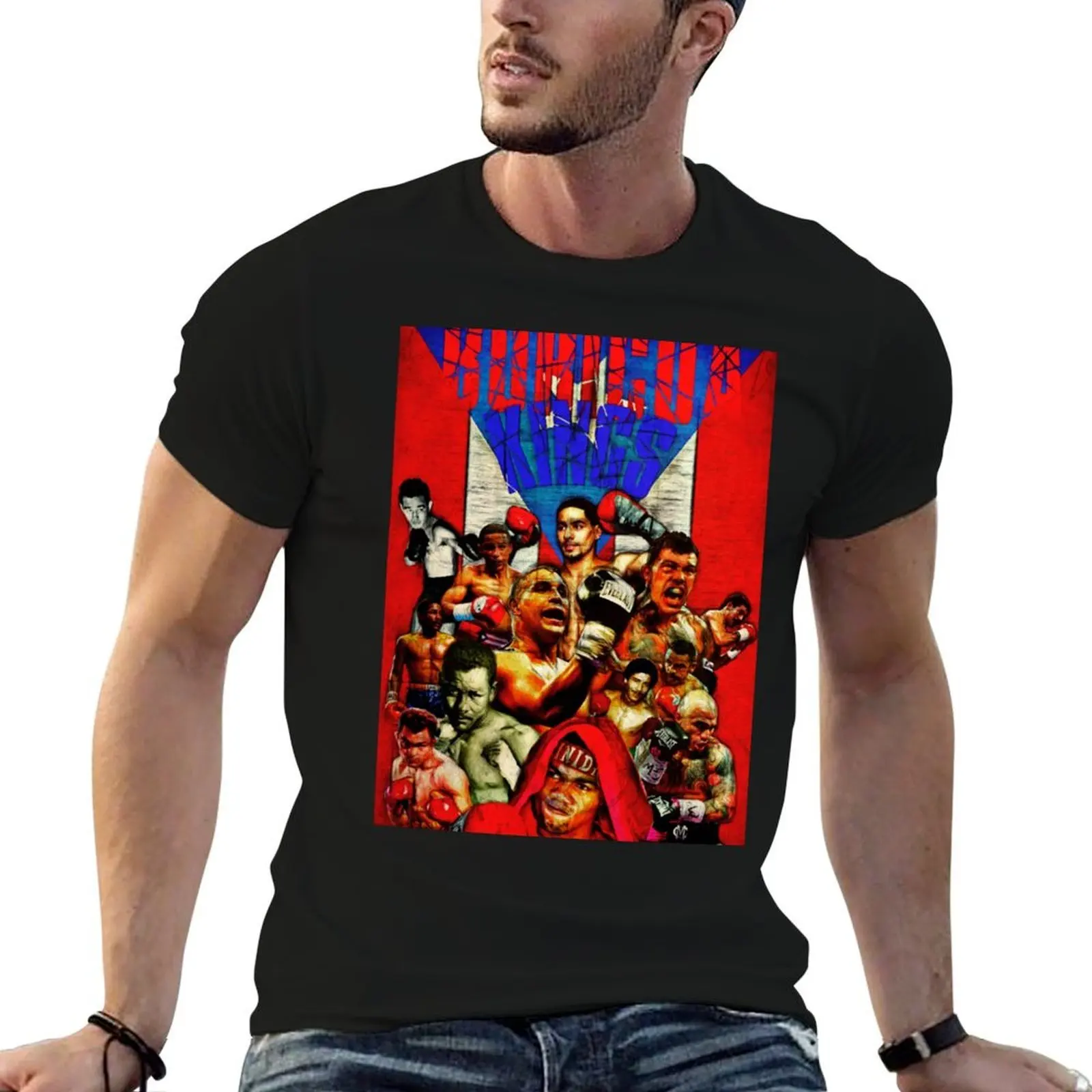 

Boricua Kings T-Shirt t shirt men 100% cotton luxury brand man t shirts cotton t shirts for man graphic funny T-shirt