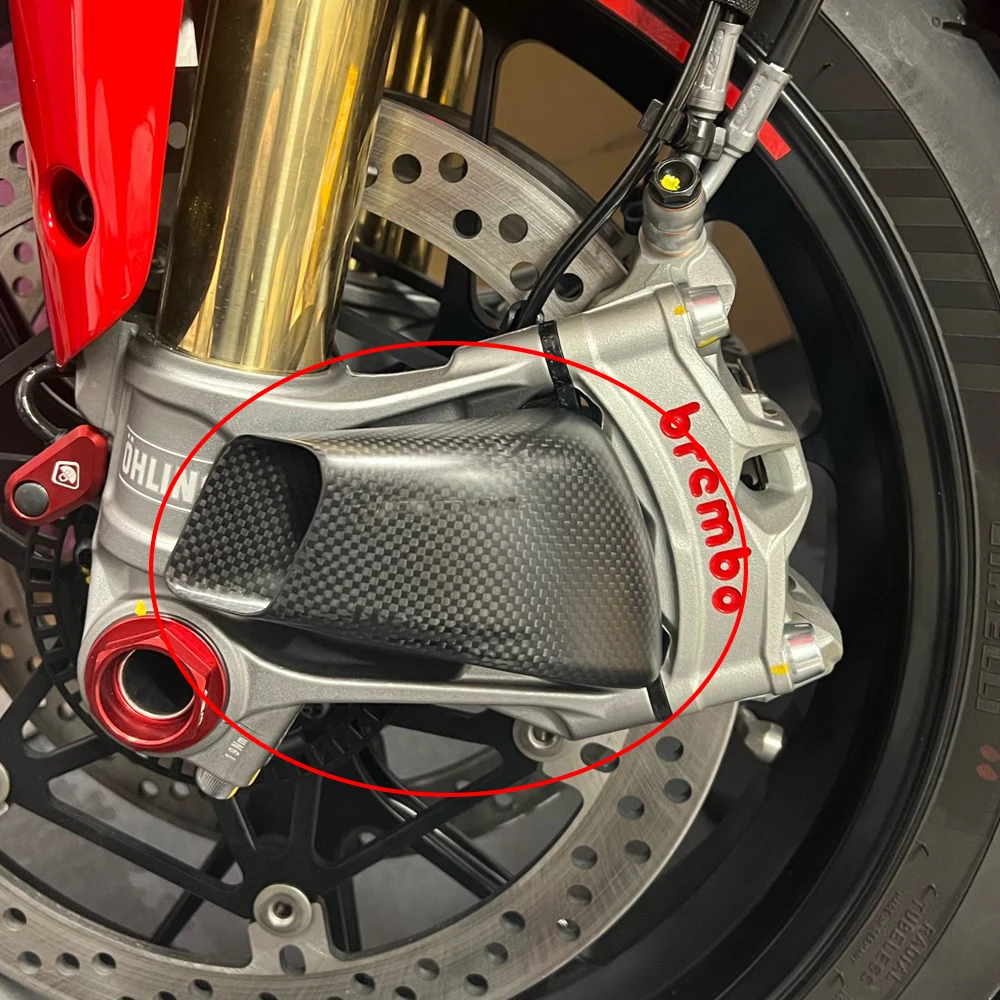 

Обложка радиатора переднего тормоза для Ducati Panigale V4S, защитный радиатор V4R, уличный истребитель V4, аксессуары Moto Carbon