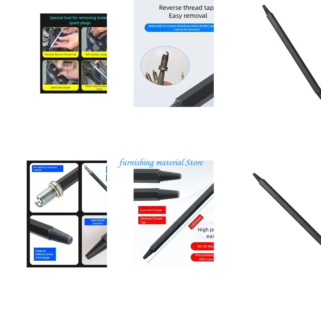 

Y5GD Double-headed Plugs Removal Tool Reverse Cut Tap Technology For Auto Repair