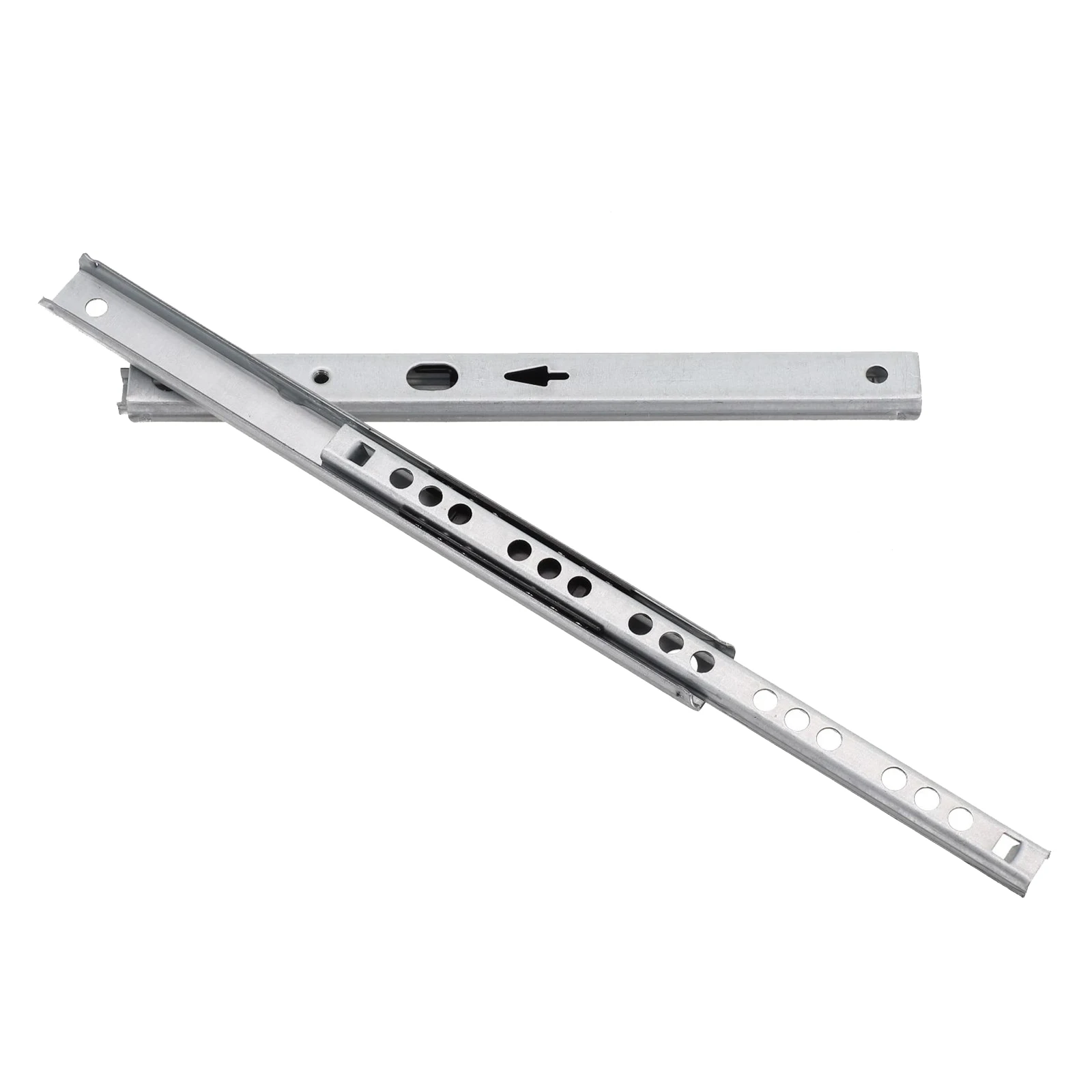 2PCS Kitchen Cupboard Drawer Slides Furniture Guide Rail Full Extension Parts Hardware Accessories Furniture Drawer Slides Parts