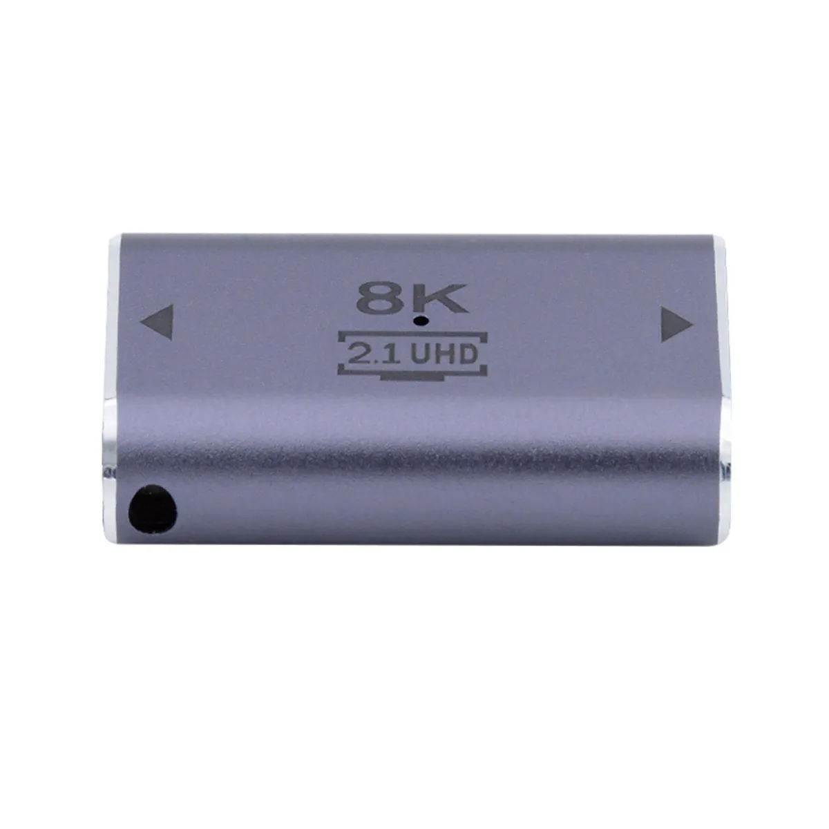 Cablecc HDTV hembra a HDTV 2,1 hembra UHD extensión adaptador convertidor dorado compatible con 8K 60hz HDTV