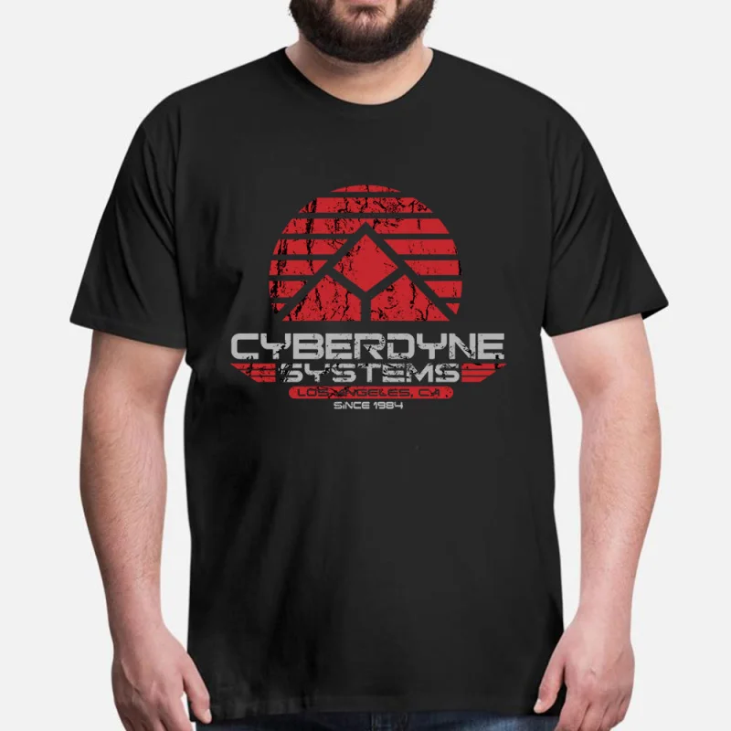 Футболка Cyberdyne в стиле ретро, научно-фантастическая, с изображением Терминатора, 0615, Skynet Cyberdyne Systems, одежда с изображением киборга, американские размеры S-6XL