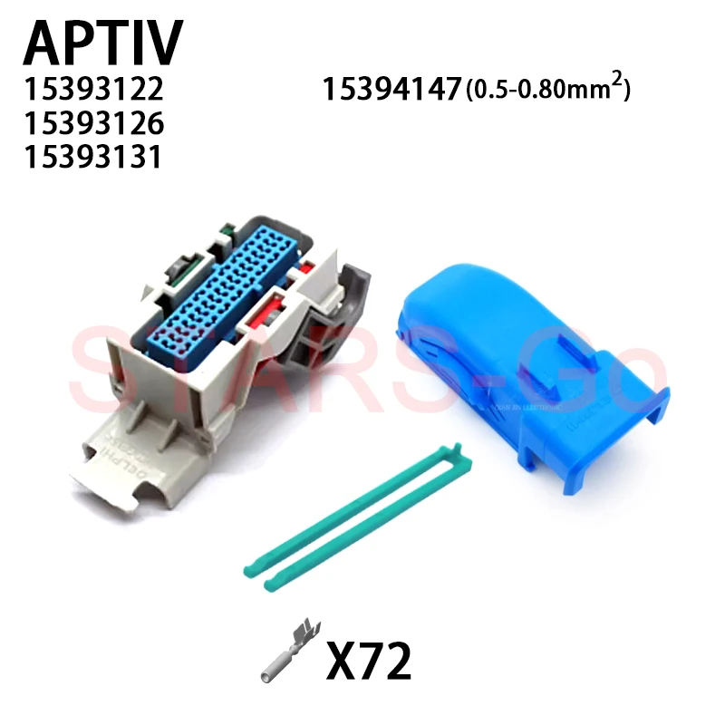 1/10SET 15393122 15393126 15393131 15394147 15401440 72P APTIV Delph Engine Computer Board Connector ECU Plug