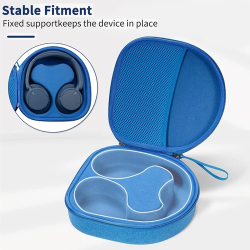 Imagen 2 del producto Estuche de transporte de viaje para JBL Tune 720/520BT 510BT y WH-1000XM4 WH-CH520/720N, caja de almacenamiento dura EVA, bolsa de transporte para auriculares