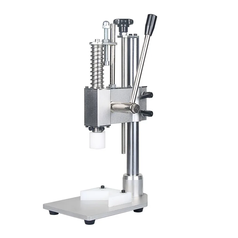 Manual Perfume Bottle Capping Machine, Spray Head Capping Machine, Perfume Nozzle Capping Machine, Middle Set Bayonet Machine
