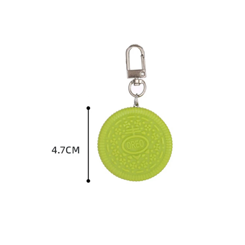 Oreo Cookie Keychain Cute Fashion Creative Food Fun Cookie Model Car Bag Pendant Jewelry Gift To Friends Boutique Gift