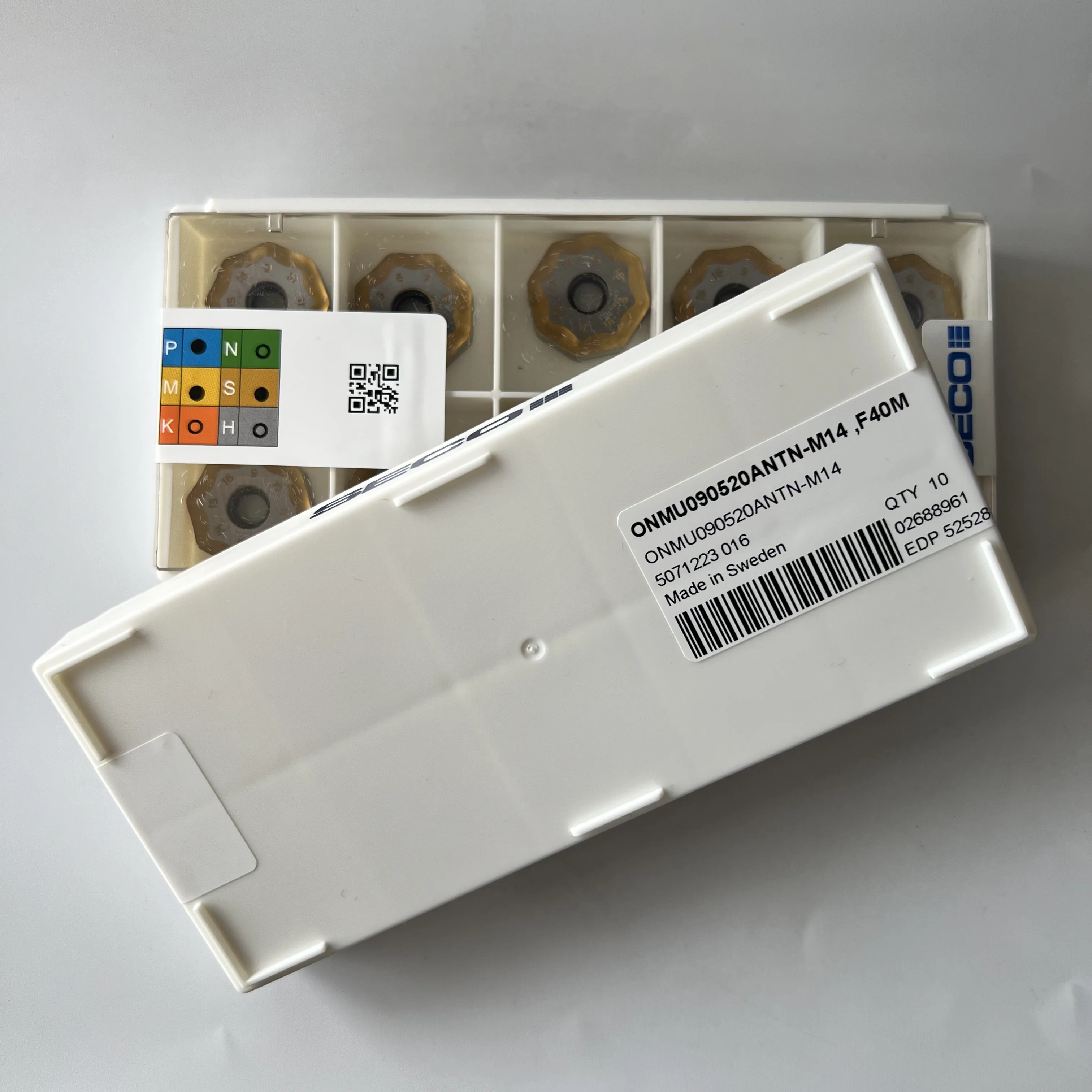 10 piezas/caja ONMU090520ANTN-M14 F40M MK1500 MP1500 MP2501 T350M