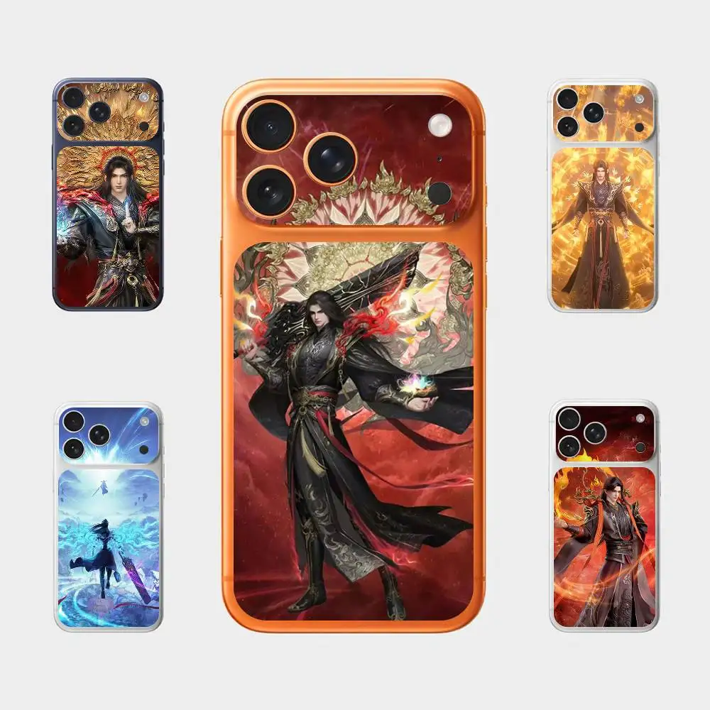 

Anime Dou Po For Iphone 17 Pro Max Back Protective Decorative Sticker Back Cover