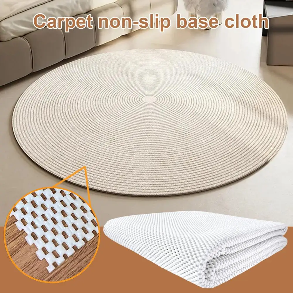 Carpet Grip Underlay Non-slip Rug Gripper for Hardwood Floors Hollow Mesh Floor Mat with Strong Grip Slip Prevention Pad Extra