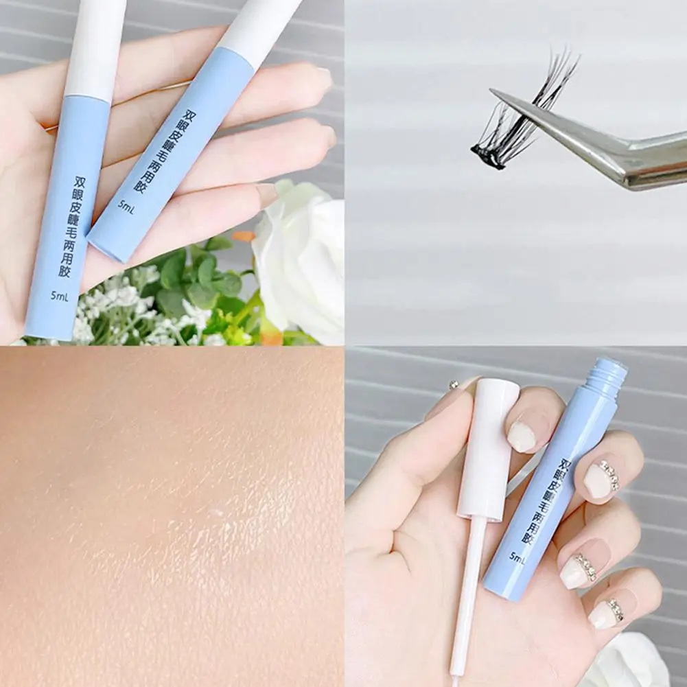 5Ml Wimperlijm Waterdichte Sneldrogende Lijm Valse Extensie Nep Zwarte Lijm Wimpers Lijmt Lash Cosmetische Make-Up S5m2