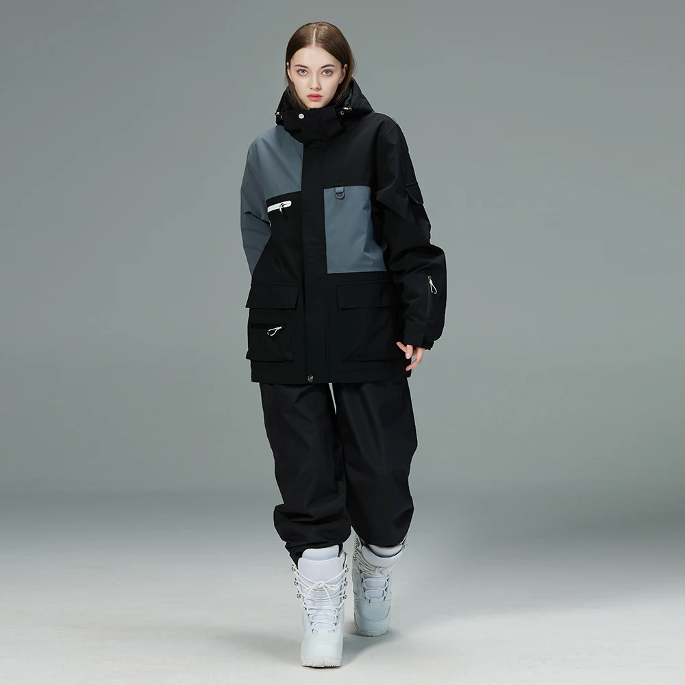 

-30, Snow Suit Wear for Men and Women, Waterproof Winter Suit Sets, Skiing and Snowboard Overalls, Ice Snow Jackets and Pants