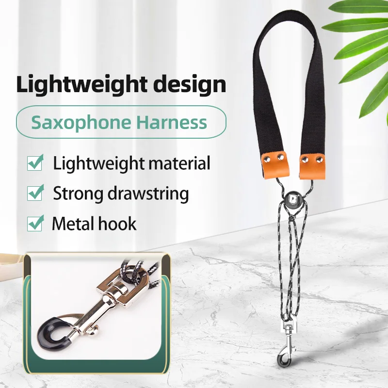 Bropro Alt-Tenorsaxophon Elektrisches Blasinstrument für Erwachsene, Halsgurt, Tragegurt, Hängebänder – Detail 1