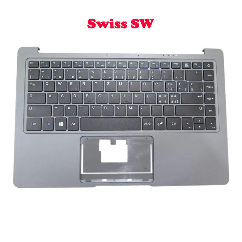 Laptop Replacement PalmRest& GR Keyboard For Jumper For EZbook X3 JPA10 English US Belgium BE Italy IT German GR Swiss SW Silver