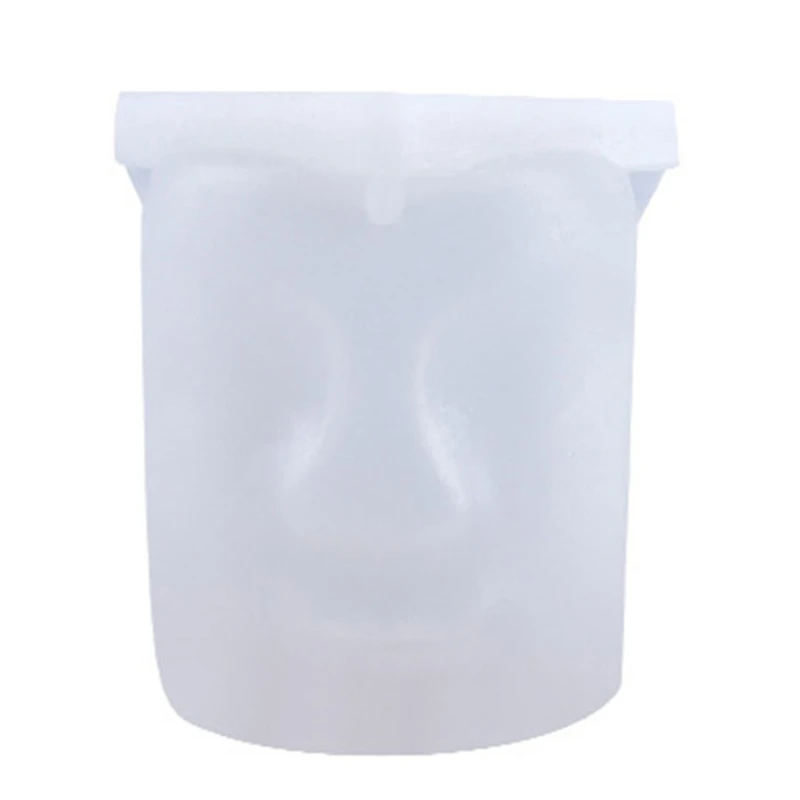 บทคัดย่อ Face รูปซิลิโคนเทียนแม่พิมพ์ทำด้วยมือ DIY เบเกอรี่แม่พิมพ์สบู่ Mould