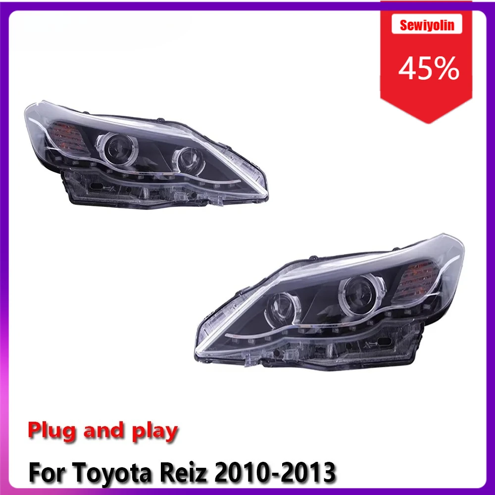 

Sewiyolin Car LED Lamp Headlight Assemblies For Toyota Reiz 2010-2013 Fog DRL Brake Turn Signal Lamp