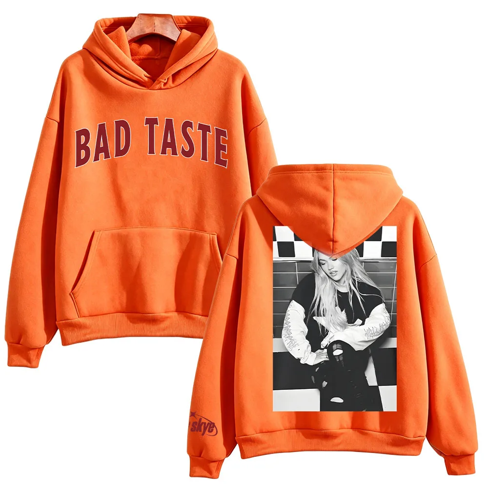 Freya Skye Bad Taste Photo Hoodie Unisex Vintage Grafikdruck Langarm Kleidung Casual Streetwear Fan Geschenk Tops Sweatshirts – Detail 12