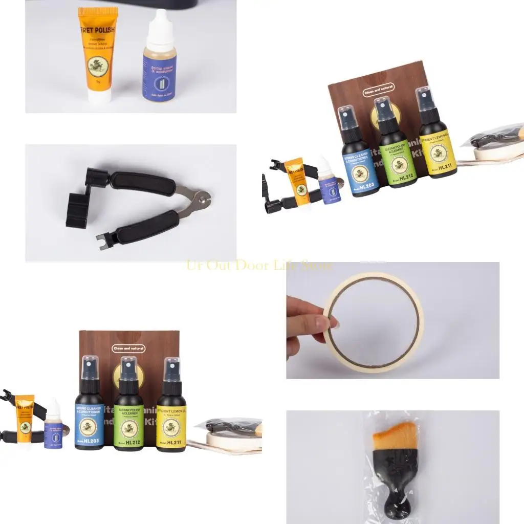 

77UF String Care Oil Wire Protecting Liquid Cleaner Versatiles Guitar String Care Oil