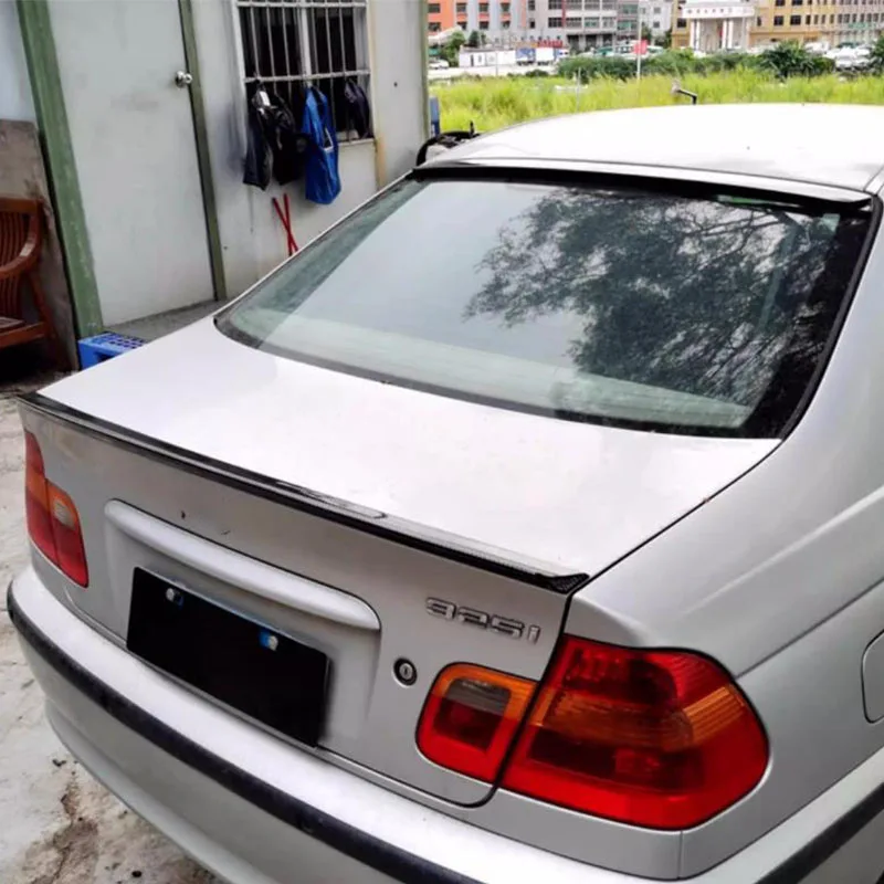 For 1999-2006 Year BMW 3 Series E46 2Door Coupe Roof Spoiler Wing Car Trunk ABS Plastic Rear Tail Lip Accessories Body Kit view 2