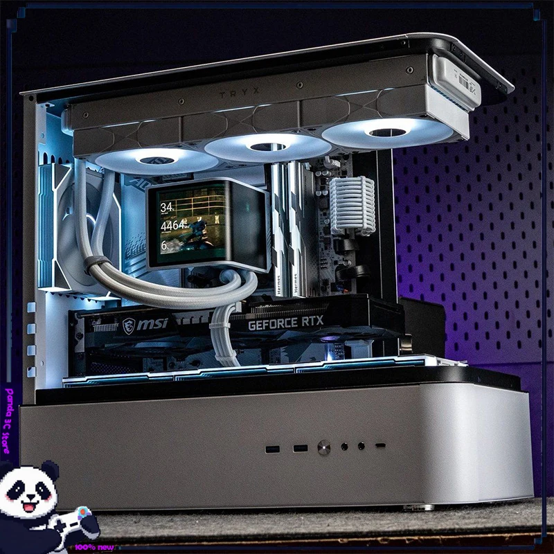 

Art Ultra Hm1 Desktop Case Atx M-Atx Support Atx Power Supply 360 Water-Cooled 5090 Graphics Card Custom Gaming Host Accessories