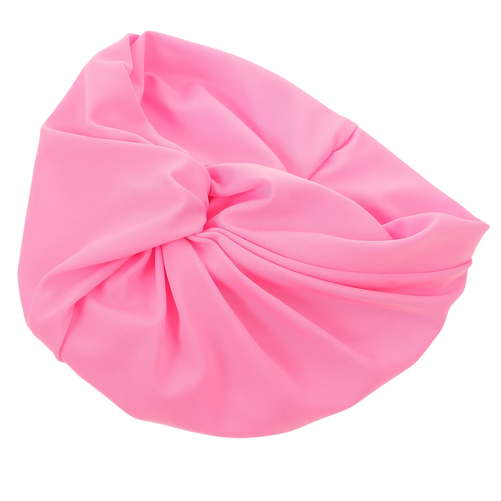 

Elastic Swim Cap Women Lightweight Flexible Long Hair Durable Comfortable Pleated Bathing Accessories Swimsuit