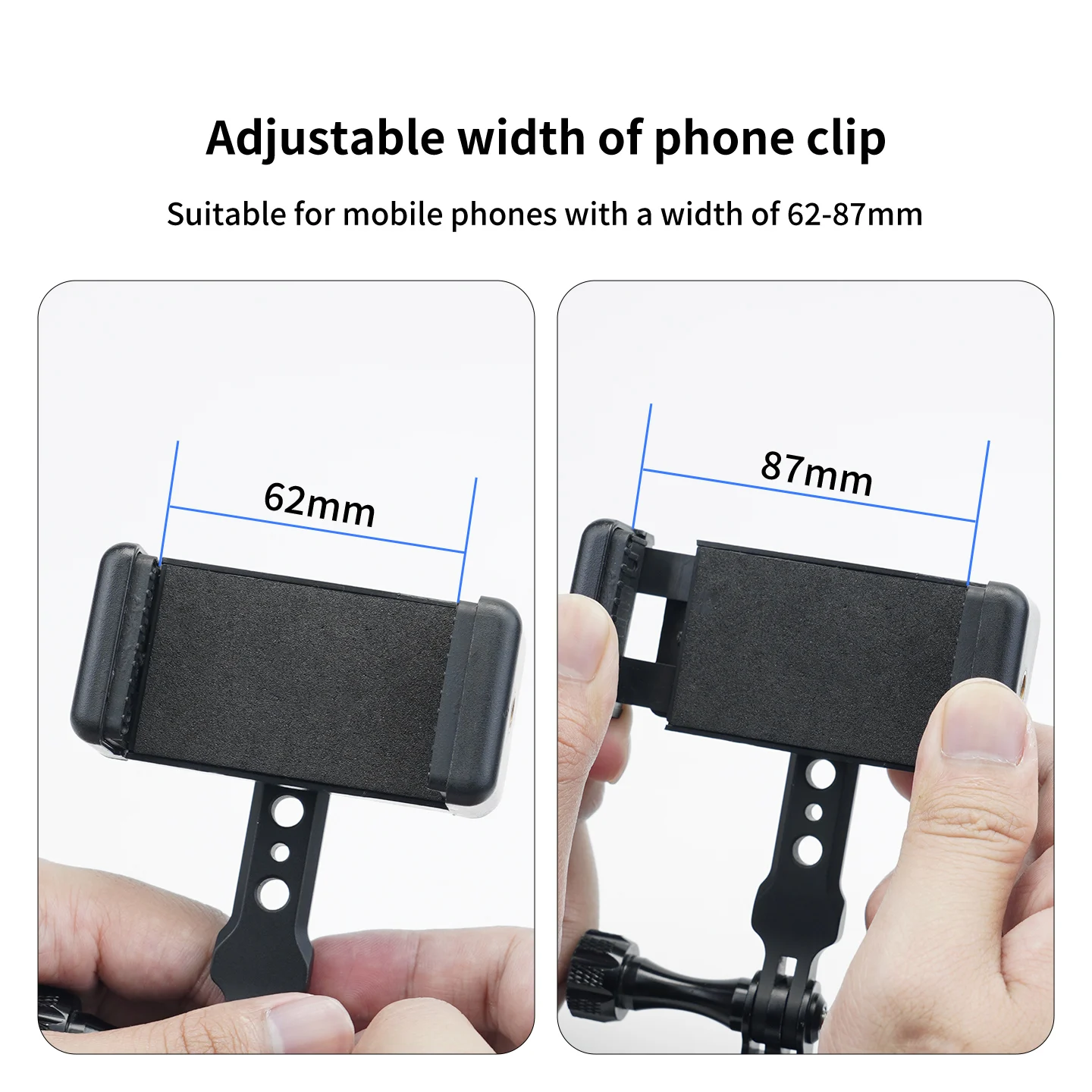 Langlebige Silikon-Aluminium-Saugnapfhalterung mit Cold Shoe Handyhalterung für GoPro DJI Action-Kamera – Schnelle Installation, wiederverwendbare Basis – Detail 5