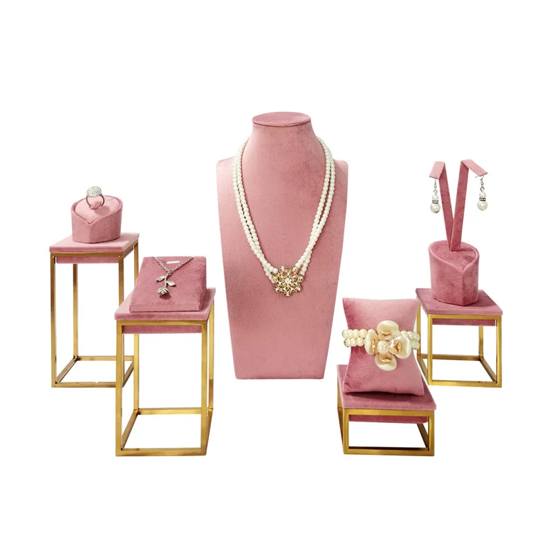 

Подставка для хранения ювелирных изделий в металлическом каркасе, подставка для хранения ювелирных изделий, кольцо-гвоздик, ожерелье, кулон, браслет, подставка для часов