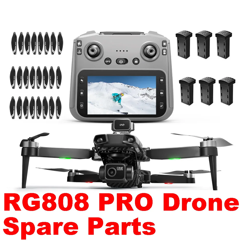 RG808 PRO GPS Drone Brushless Foldable RC Quadcopter Spare Parts Propeller/Arm/7.4V Lithium Battery/Obstacle Avoidance Accessory