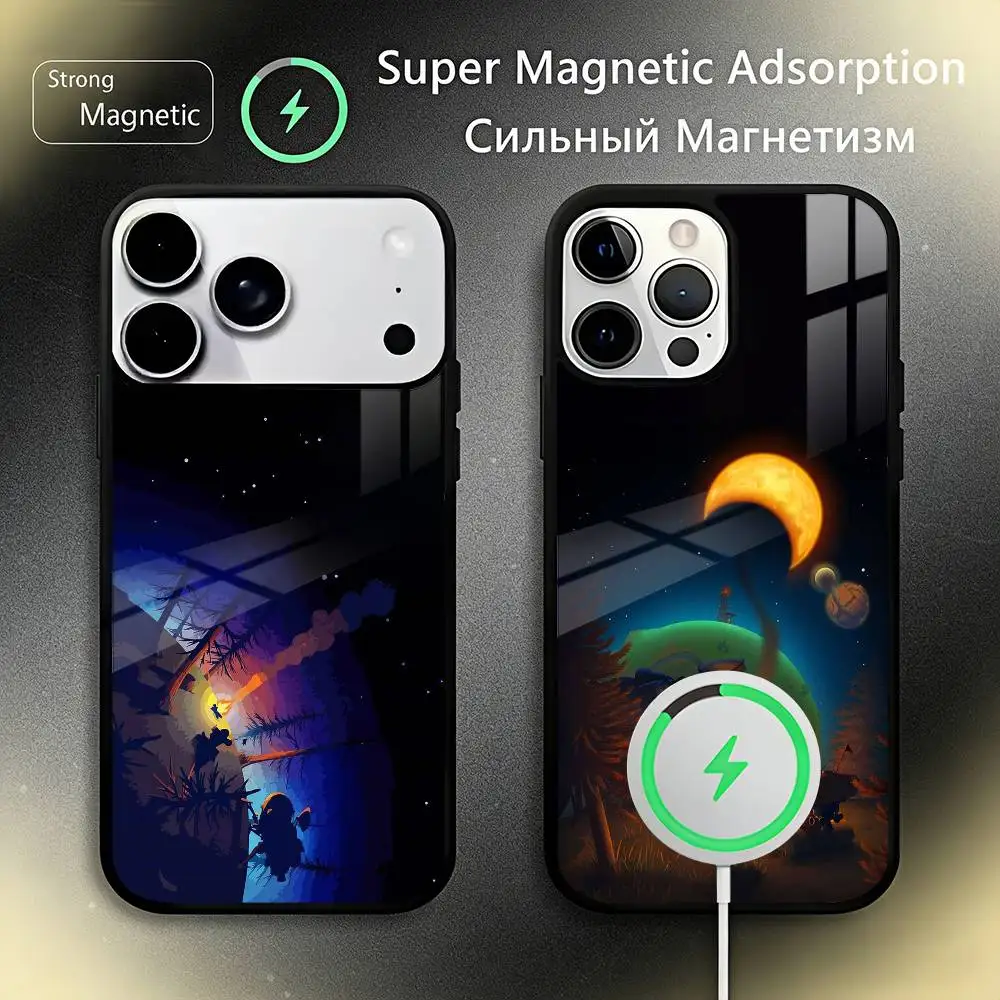 

O-Outer W-Wilds Phone Case For iPhone17,16,15,14,13,12,11 Plus,Pro Max, New Magnetic Wireless Charging